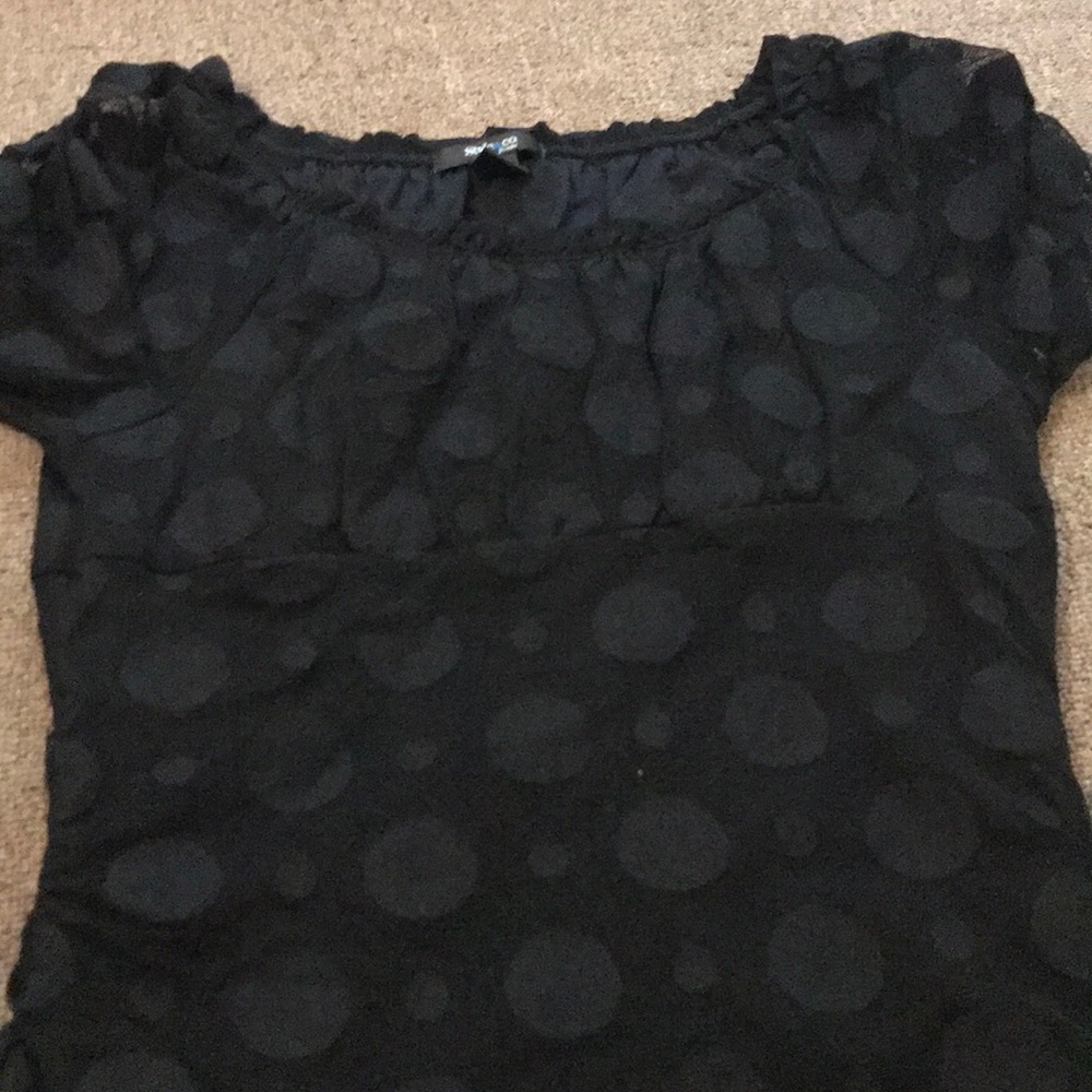 A black blouse